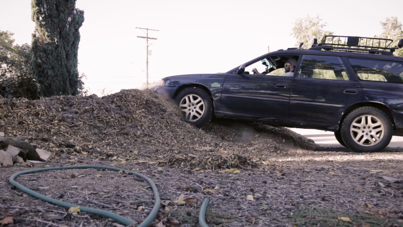 Illustration for article titled This Subaru Makes Yard Work More Fun